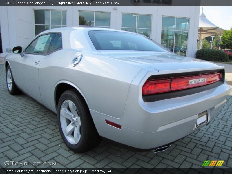 Bright Silver Metallic / Dark Slate Gray 2012 Dodge Challenger SXT