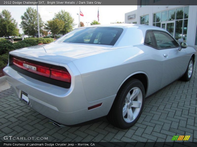 Bright Silver Metallic / Dark Slate Gray 2012 Dodge Challenger SXT