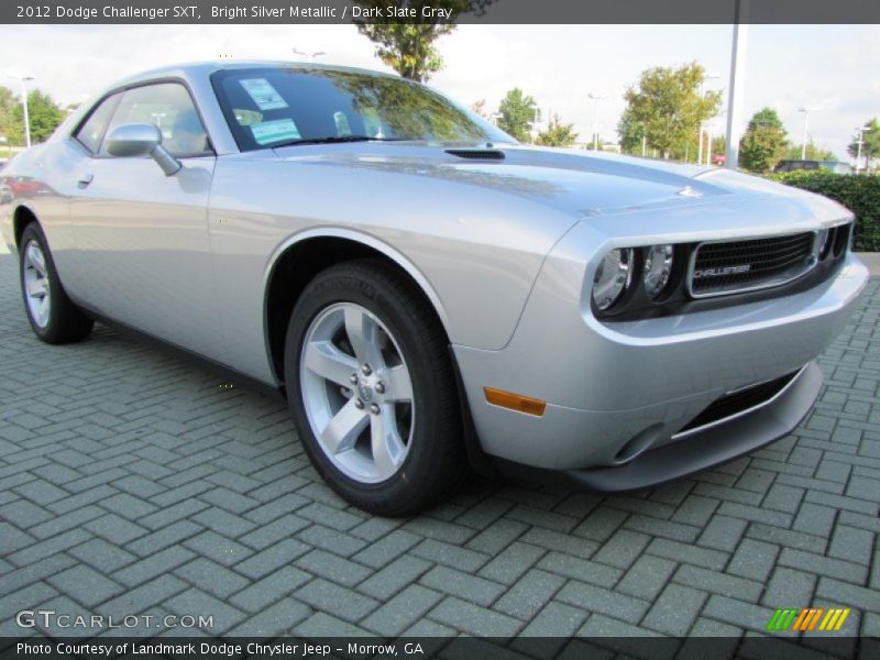 Bright Silver Metallic / Dark Slate Gray 2012 Dodge Challenger SXT