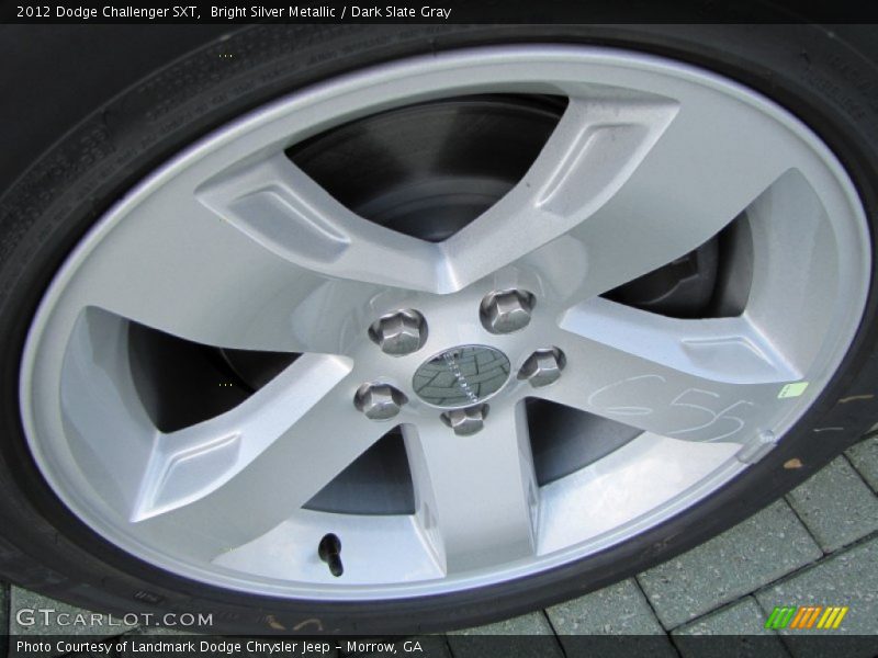 Bright Silver Metallic / Dark Slate Gray 2012 Dodge Challenger SXT