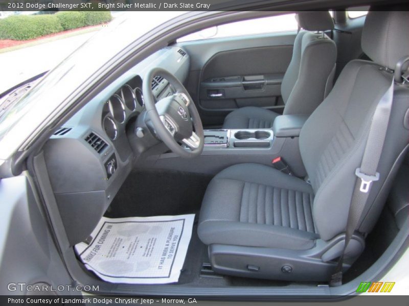 Bright Silver Metallic / Dark Slate Gray 2012 Dodge Challenger SXT