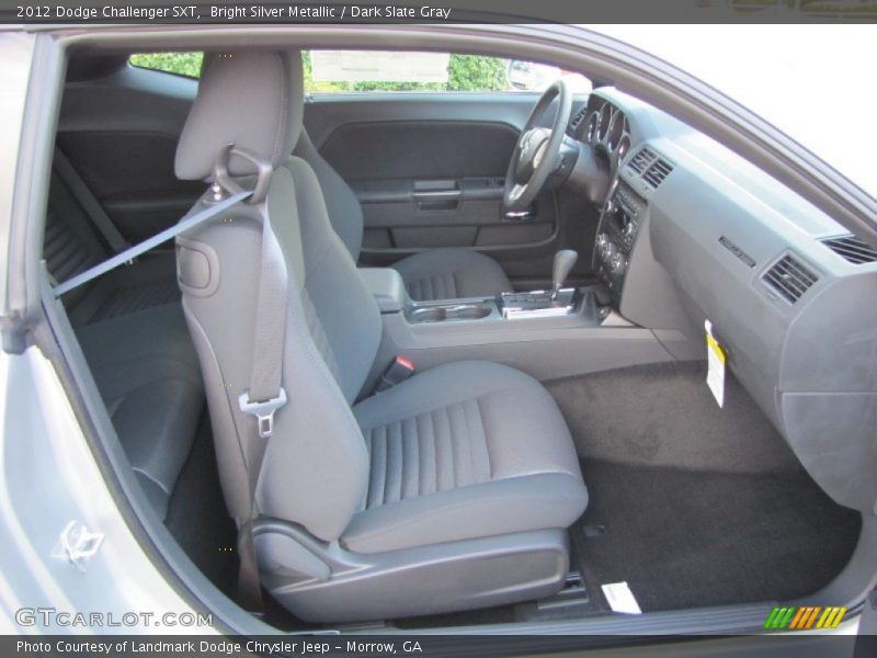 Bright Silver Metallic / Dark Slate Gray 2012 Dodge Challenger SXT