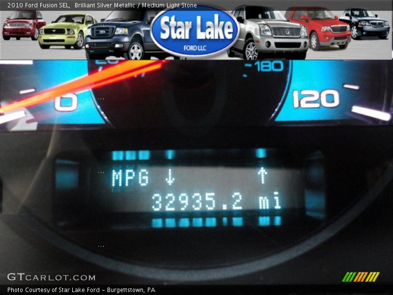 Brilliant Silver Metallic / Medium Light Stone 2010 Ford Fusion SEL