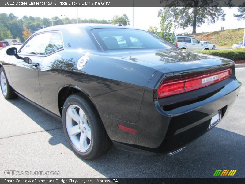 Pitch Black / Dark Slate Gray 2012 Dodge Challenger SXT