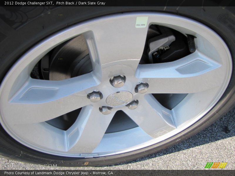 Pitch Black / Dark Slate Gray 2012 Dodge Challenger SXT