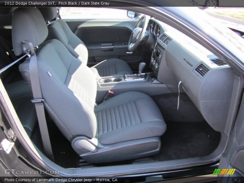 Pitch Black / Dark Slate Gray 2012 Dodge Challenger SXT