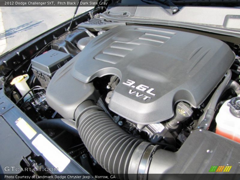 Pitch Black / Dark Slate Gray 2012 Dodge Challenger SXT