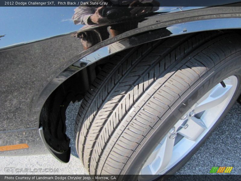 Pitch Black / Dark Slate Gray 2012 Dodge Challenger SXT