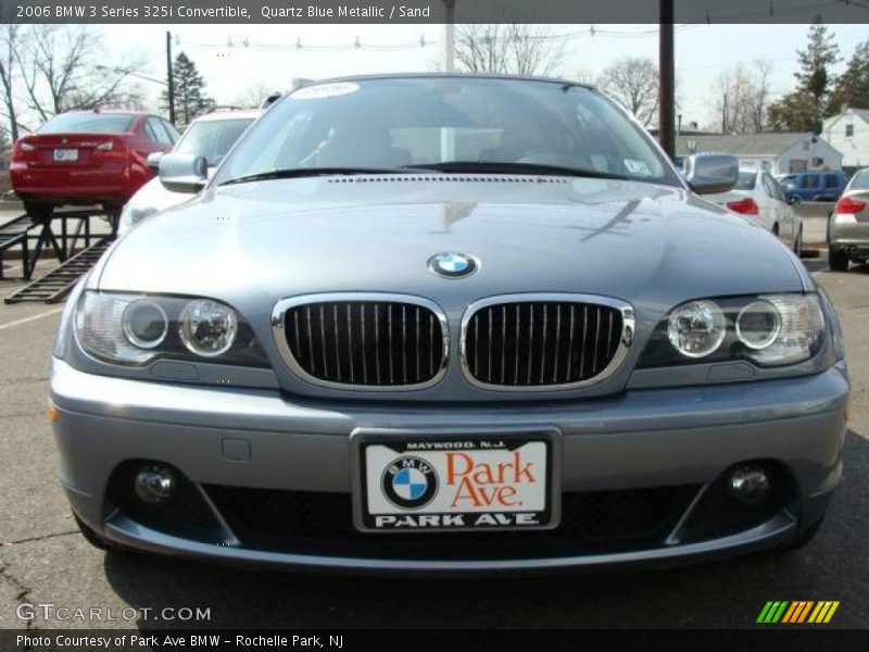 Quartz Blue Metallic / Sand 2006 BMW 3 Series 325i Convertible