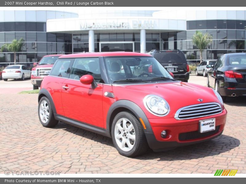 Chili Red / Lounge Carbon Black 2007 Mini Cooper Hardtop