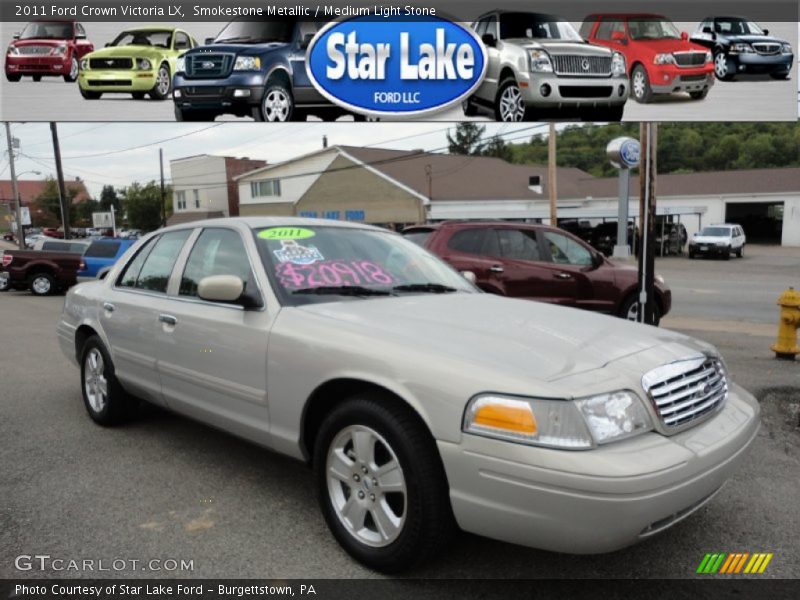 Smokestone Metallic / Medium Light Stone 2011 Ford Crown Victoria LX