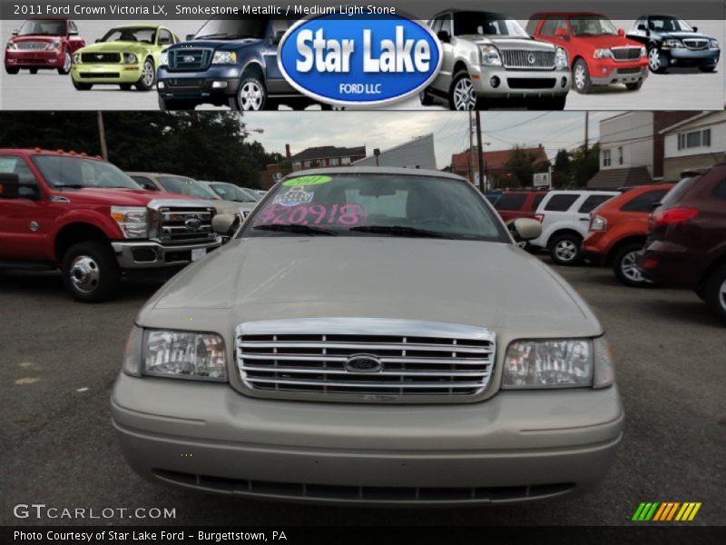 Smokestone Metallic / Medium Light Stone 2011 Ford Crown Victoria LX