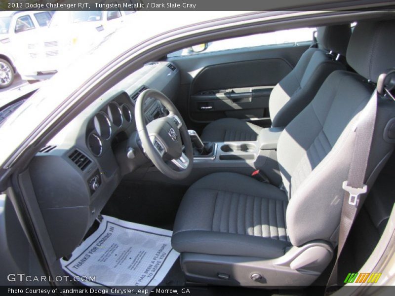  2012 Challenger R/T Dark Slate Gray Interior