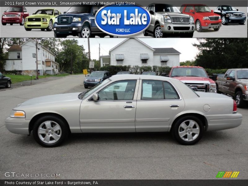 Smokestone Metallic / Medium Light Stone 2011 Ford Crown Victoria LX