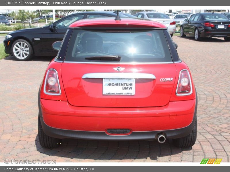 Chili Red / Lounge Carbon Black 2007 Mini Cooper Hardtop