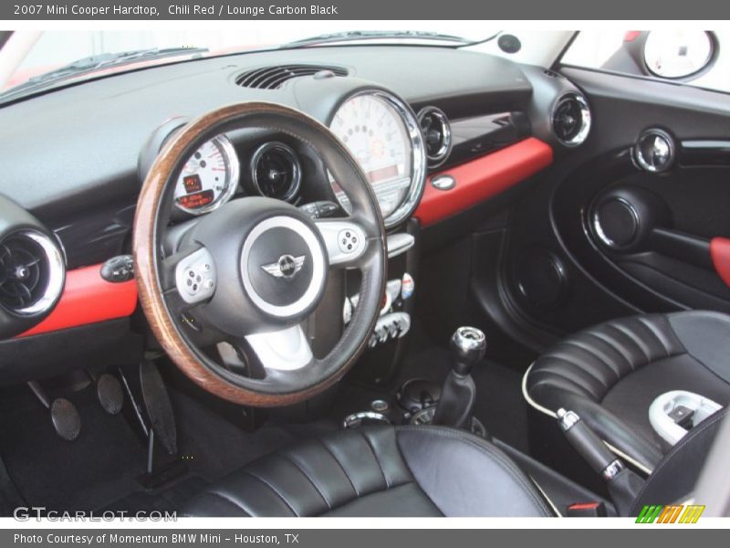 Chili Red / Lounge Carbon Black 2007 Mini Cooper Hardtop