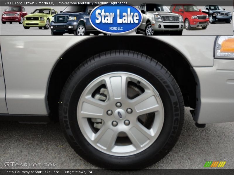 Smokestone Metallic / Medium Light Stone 2011 Ford Crown Victoria LX