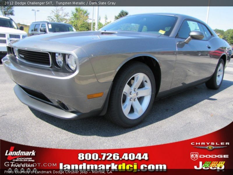Tungsten Metallic / Dark Slate Gray 2012 Dodge Challenger SXT
