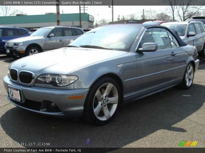 Quartz Blue Metallic / Sand 2006 BMW 3 Series 325i Convertible