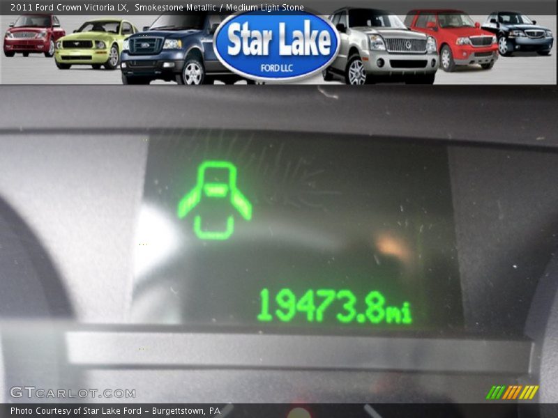 Smokestone Metallic / Medium Light Stone 2011 Ford Crown Victoria LX