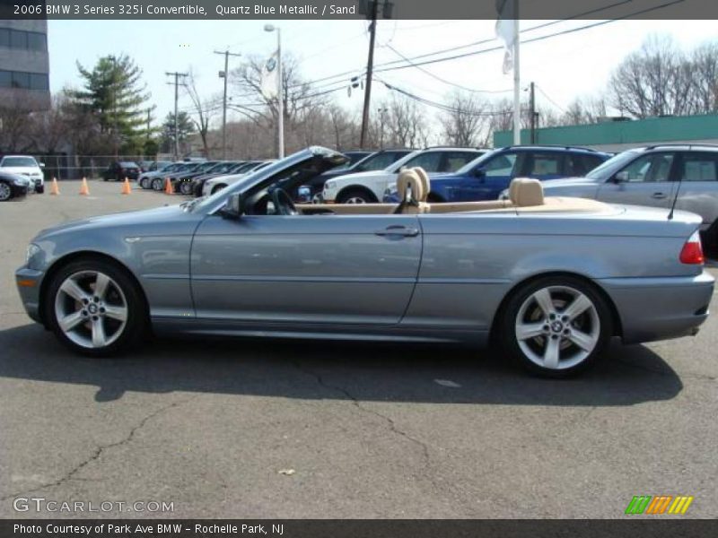 Quartz Blue Metallic / Sand 2006 BMW 3 Series 325i Convertible