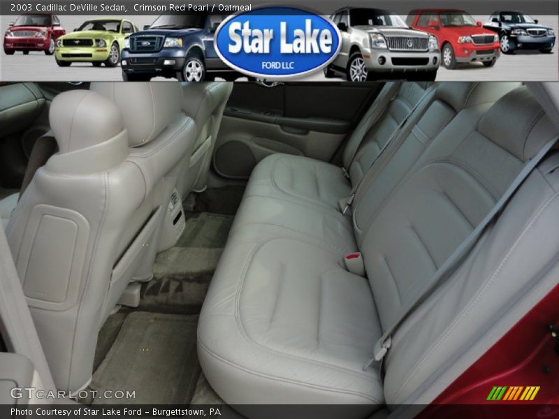 Crimson Red Pearl / Oatmeal 2003 Cadillac DeVille Sedan