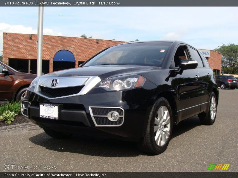 Crystal Black Pearl / Ebony 2010 Acura RDX SH-AWD Technology