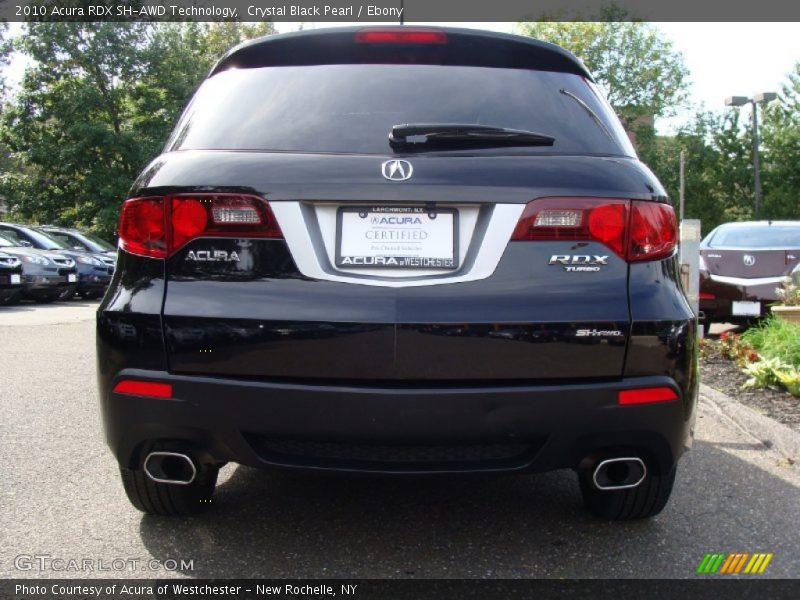 Crystal Black Pearl / Ebony 2010 Acura RDX SH-AWD Technology