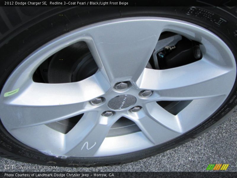 Redline 3-Coat Pearl / Black/Light Frost Beige 2012 Dodge Charger SE
