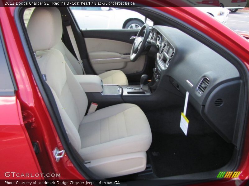  2012 Charger SE Black/Light Frost Beige Interior