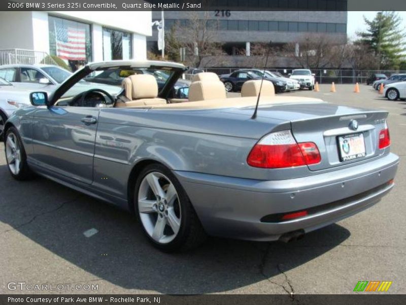 Quartz Blue Metallic / Sand 2006 BMW 3 Series 325i Convertible