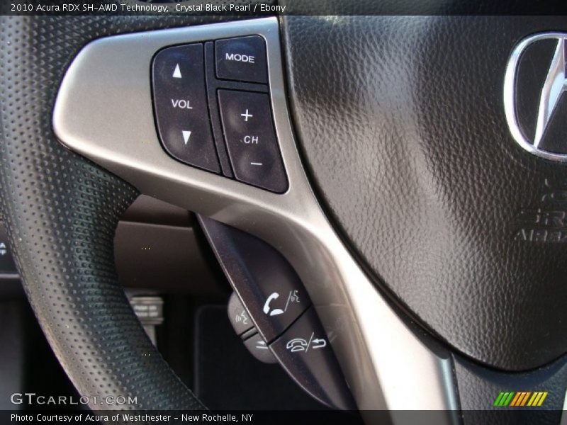 Controls of 2010 RDX SH-AWD Technology