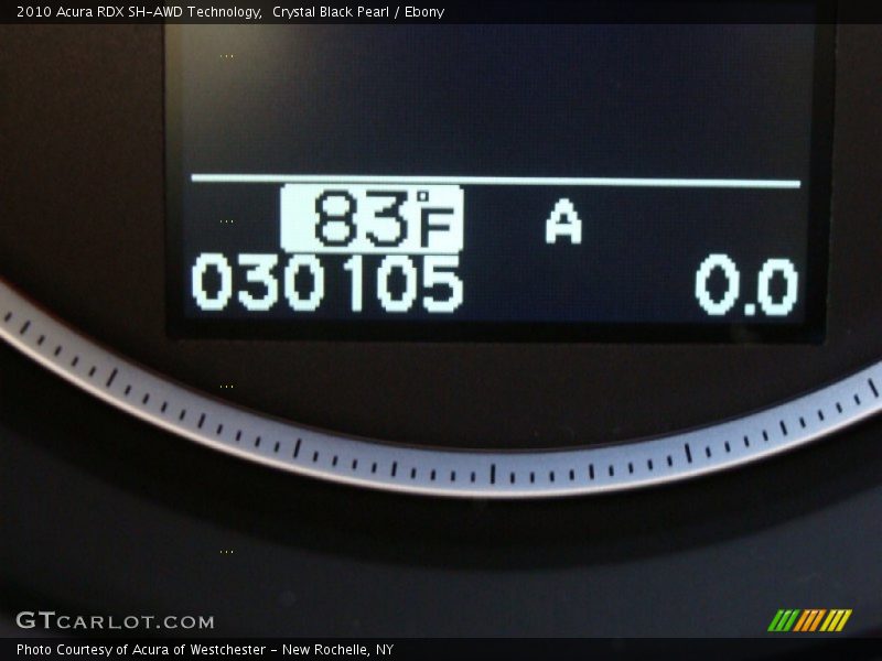 Crystal Black Pearl / Ebony 2010 Acura RDX SH-AWD Technology