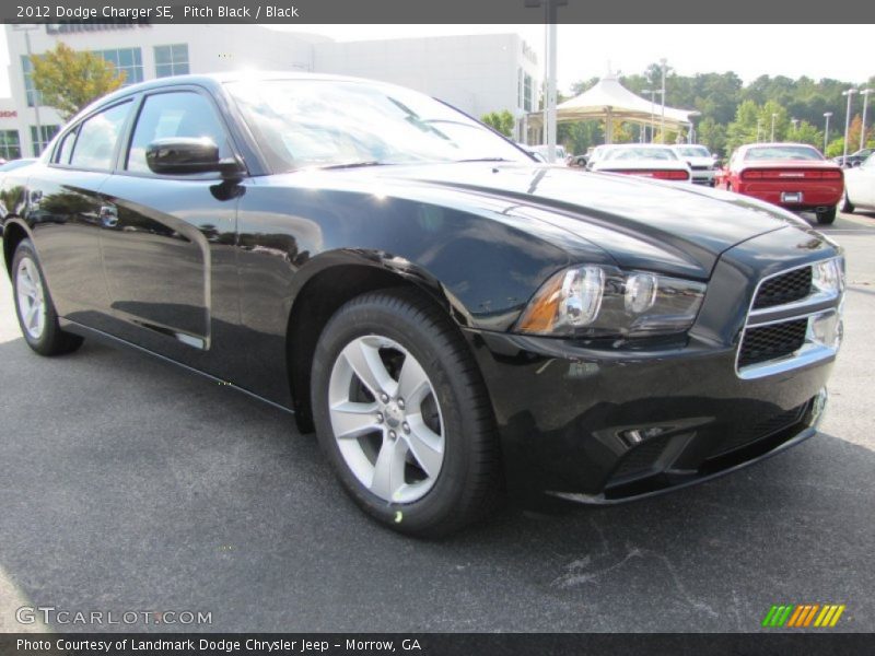 Pitch Black / Black 2012 Dodge Charger SE