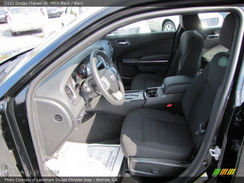  2012 Charger SE Black Interior