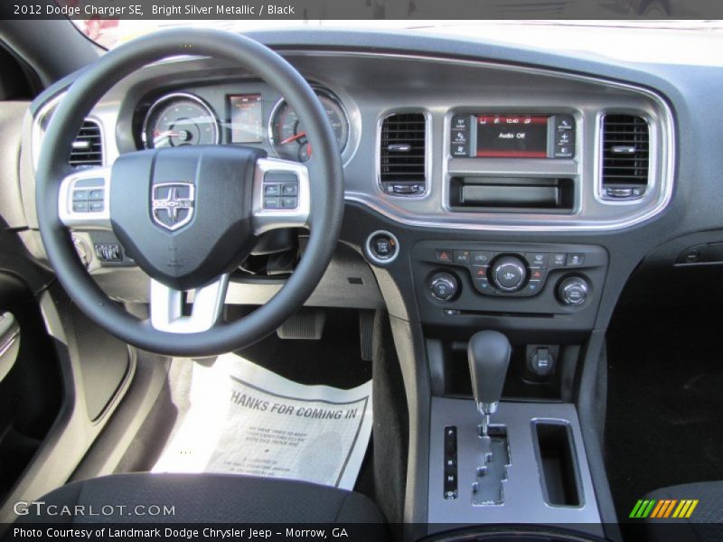 Dashboard of 2012 Charger SE