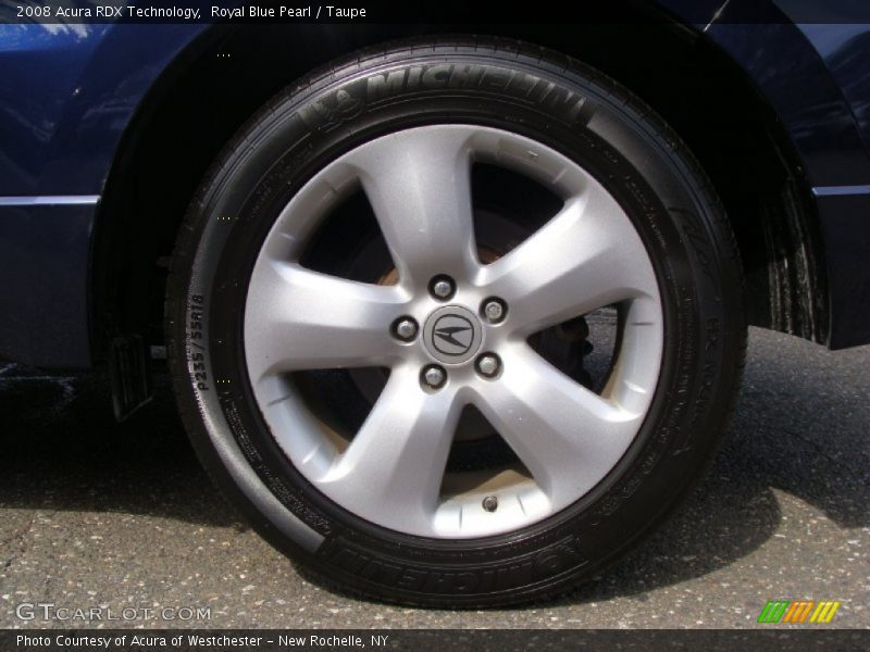 Royal Blue Pearl / Taupe 2008 Acura RDX Technology