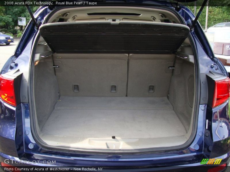 Royal Blue Pearl / Taupe 2008 Acura RDX Technology