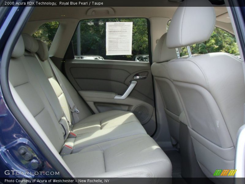 Royal Blue Pearl / Taupe 2008 Acura RDX Technology