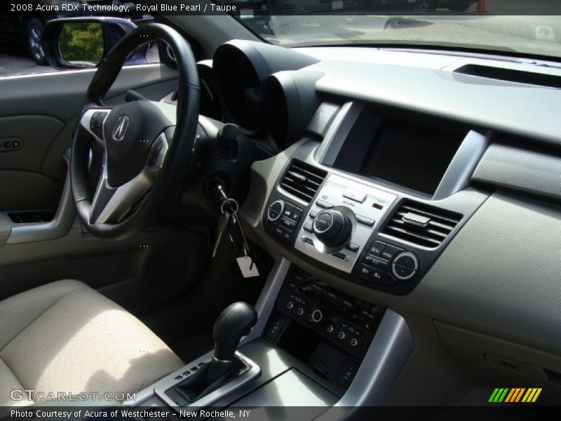 Royal Blue Pearl / Taupe 2008 Acura RDX Technology