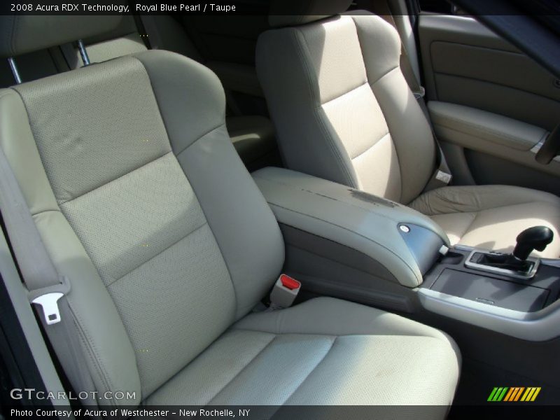 Royal Blue Pearl / Taupe 2008 Acura RDX Technology