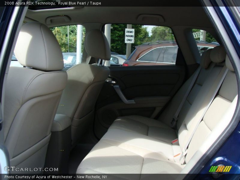 Royal Blue Pearl / Taupe 2008 Acura RDX Technology