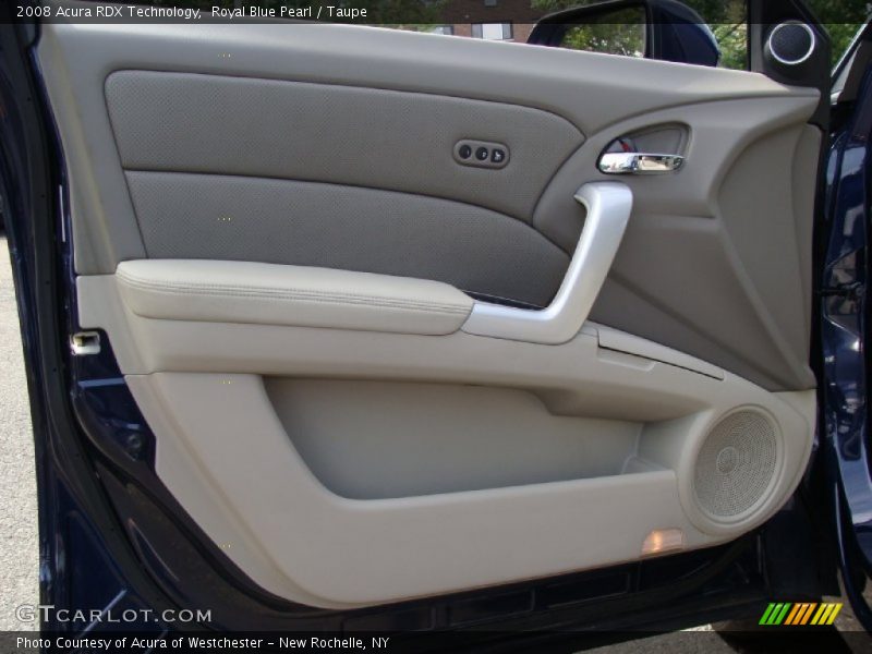 Royal Blue Pearl / Taupe 2008 Acura RDX Technology