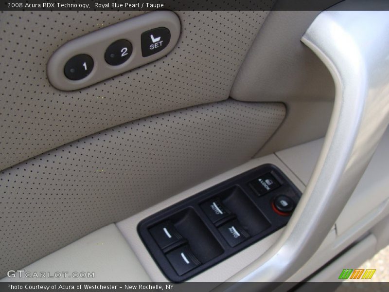 Royal Blue Pearl / Taupe 2008 Acura RDX Technology