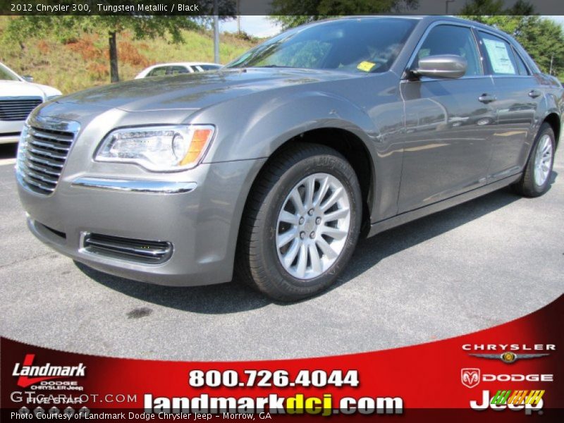 Tungsten Metallic / Black 2012 Chrysler 300