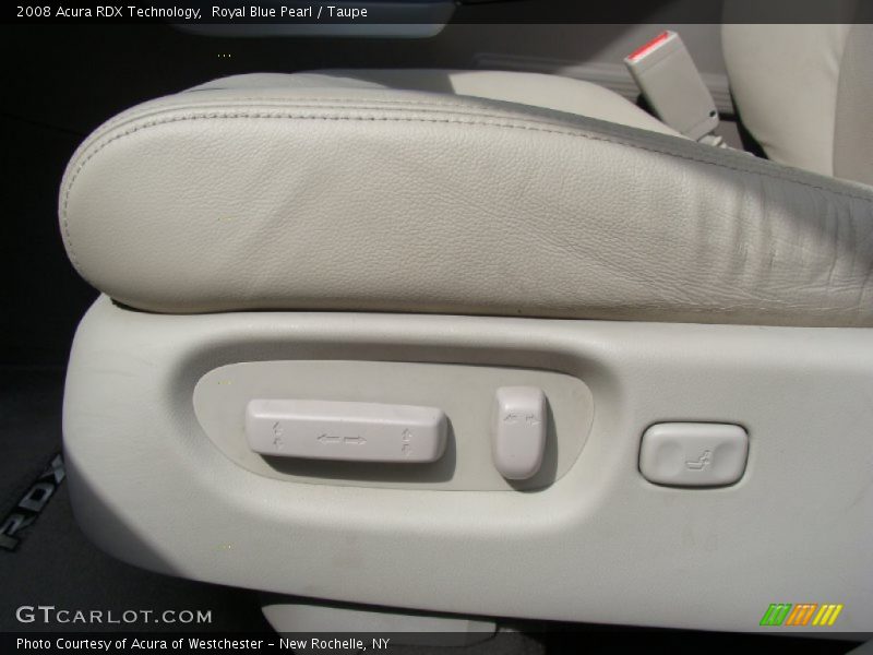 Royal Blue Pearl / Taupe 2008 Acura RDX Technology