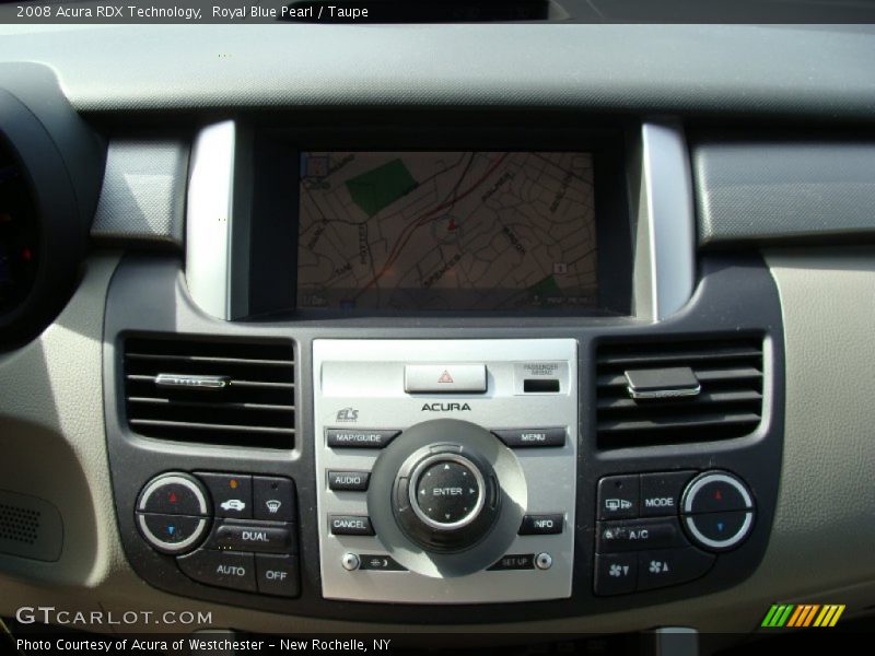 Royal Blue Pearl / Taupe 2008 Acura RDX Technology