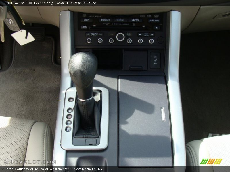 Royal Blue Pearl / Taupe 2008 Acura RDX Technology
