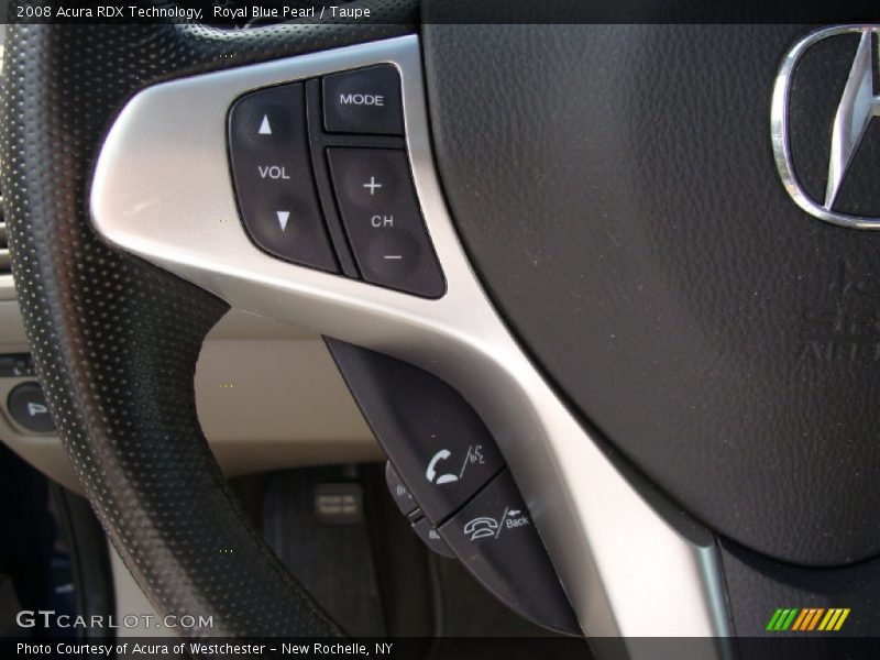 Royal Blue Pearl / Taupe 2008 Acura RDX Technology