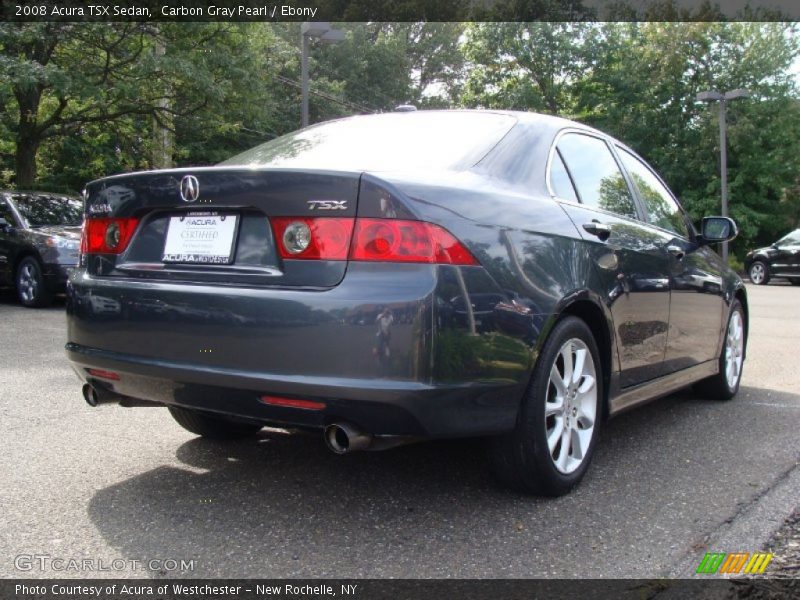 Carbon Gray Pearl / Ebony 2008 Acura TSX Sedan